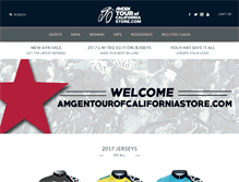 Tablet Screenshot of amgentourofcaliforniastore.com